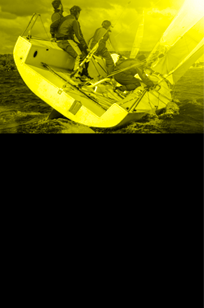 Équipage d'un voilier en pleine mer odis-c